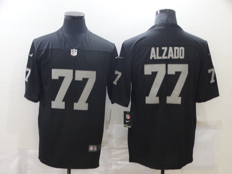 Men Oakland Raiders #77 Alzado Black Nike Limited Vapor Untouchable NFL Jerseys->pittsburgh steelers->NFL Jersey